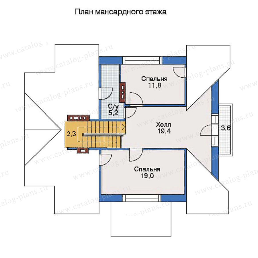 План 3-этажа проекта 51-96