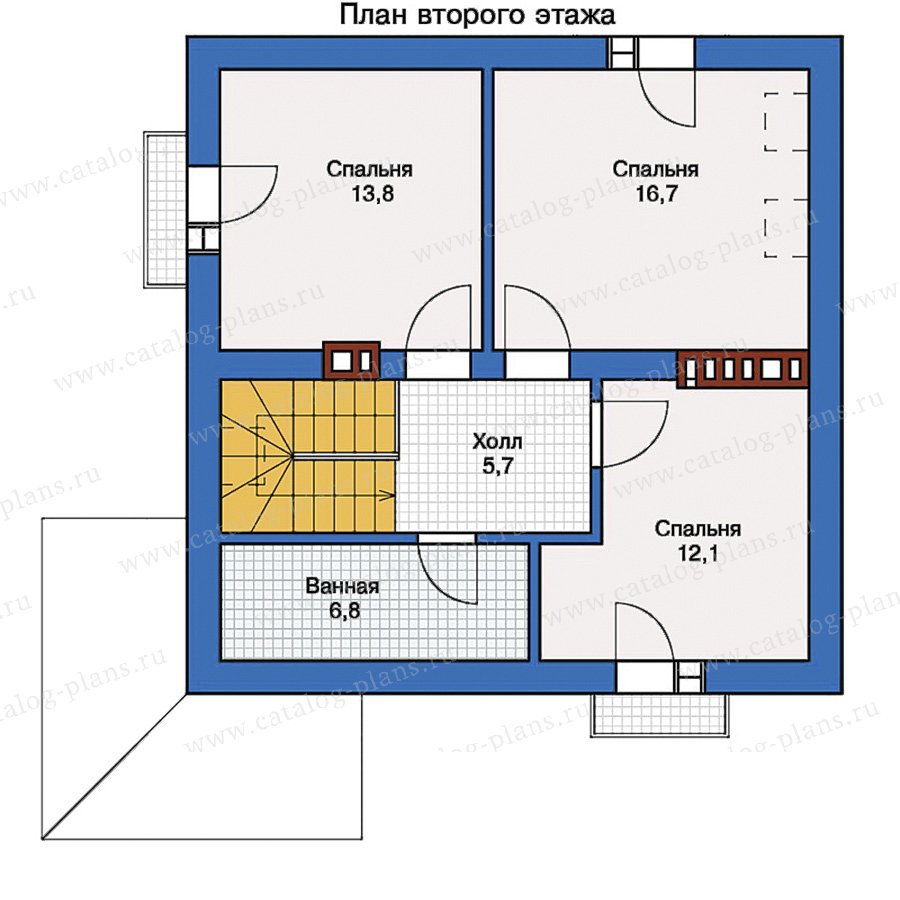 План 2-этажа проекта 57-08K
