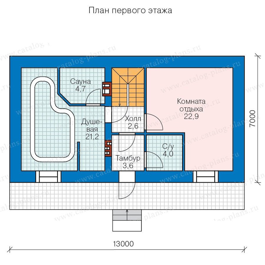 План 2-этажа проекта 90-39