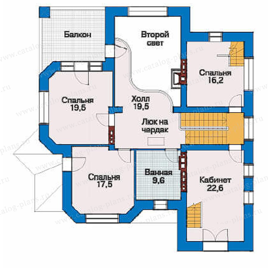 План 3-этажа проекта 32-00