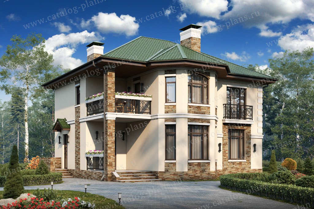 Дом с французскими балконами фото.