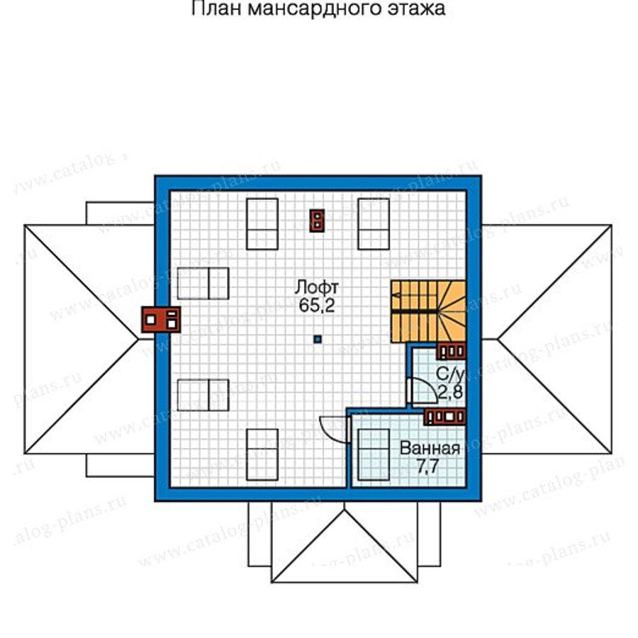 План 3-этажа проекта 57-65