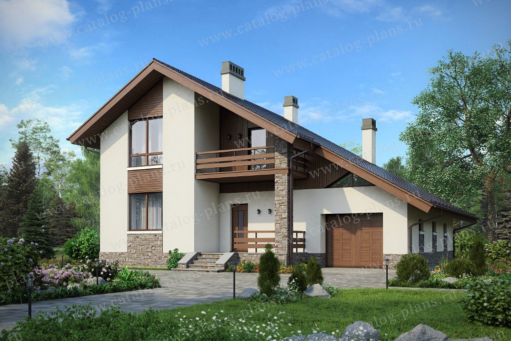 Namo projektas iš putplasčio blokelių 10х10