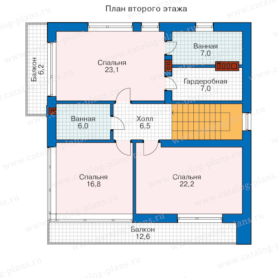 План 2-этажа проекта 62-71BU